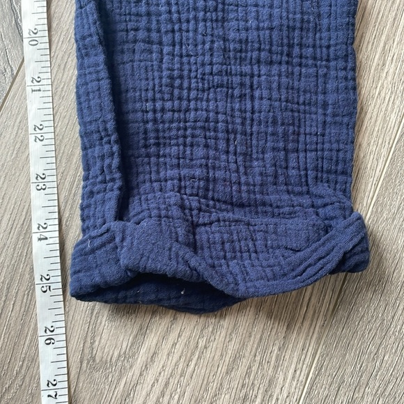 Molly Bracken 100% cotton Wrinkly Casual Chino Rolled Cropped cuffed pant . - Picture 4 of 6